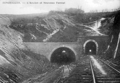 Senzeilles, nouveau et ancien tunnel.jpg
